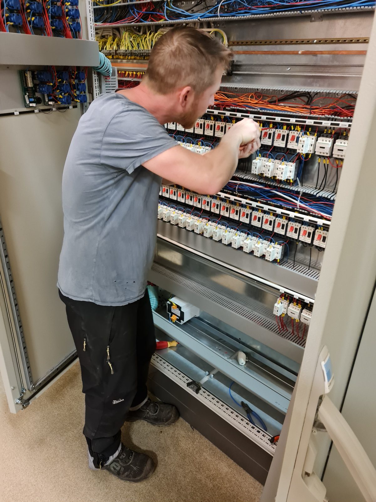 Installation av en styrtavla